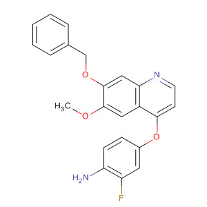 4-{[7-(Benzyloxy)-6-methoxy-4-quinolyl]oxy}-2-fluoroaniline Structure,479690-02-3Structure