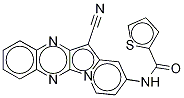 N-(12-cyanindolizino[2,3-b]quinoxalin-2-yl)-2-thiophenecarboxamide Structure,487020-03-1Structure