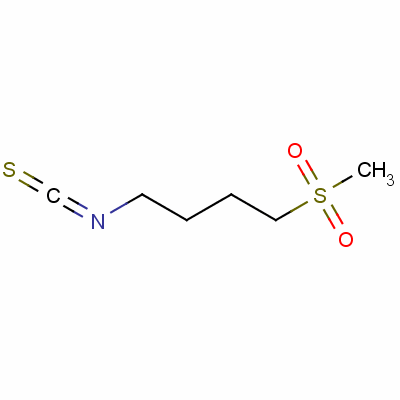 1-Isothiocyanato-4-(methylsulfonyl)butane Structure,504-84-7Structure