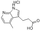 3-(4-Methyl-1h-pyrrolo[2,3-b]pyridin-3-yl)propanoic acid hydrochloride Structure,5050-48-6Structure