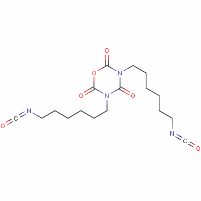 3,5-Bis(6-isocyanatohexyl)-2h-1,3,5-oxadiazine-2,4,6(3h,5h)-trione Structure,50639-37-7Structure