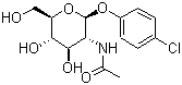 4-Chlorophenyl-2-acetamido-2-deoxy-β-d-glucopyranoside Structure,50730-05-7Structure