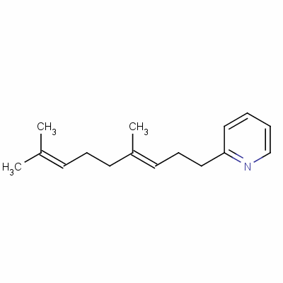 2-(4,8-Dimethylnona-3,7-dienyl)pyridine Structure,51082-21-4Structure