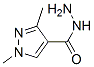 1,3-Dimethyl-1H-pyrazole-4-carbohydrazide Structure,512810-25-2Structure