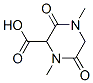 1,4-Dimethyl-3,6-dioxo-2-piperazinecarboxylicacid Structure,519141-05-0Structure