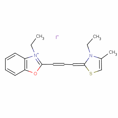 3-Ethyl-2-[3-(3-ethyl-4-methyl-3h-thiazol-2-ylidene)prop-1-enyl]benzoxazolium iodide Structure,51943-58-9Structure