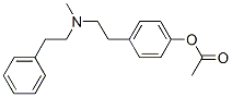 4-[2-[Methyl (2-phenylethyl )amino]ethyl ]phenol acetate Structure,52059-48-0Structure