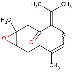 1,7-Dimethyl -4-(1-methylethylidene)-11-oxabicyclo[8.1.0]undec-6-en-3-one Structure,52061-45-7Structure