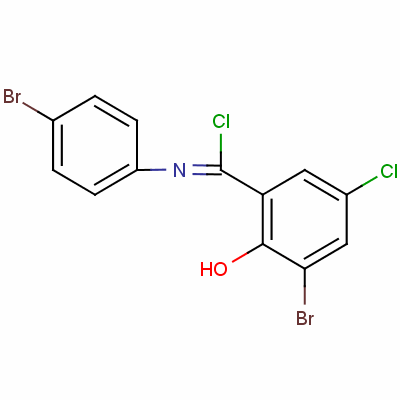 (6E)-2-bromo-6-[[(4-bromophenyl)amino]-chloromethylidene]-4-chlorocyclohexa-2,4-dien-1-one Structure,52117-16-5Structure