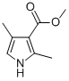 Methyl 2,4-dimethyl-1H-pyrrole-3-carboxylate Structure,52459-90-2Structure