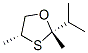 (2S,4r)-2-isopropyl-2,4-dimethyl-1,3-oxathiolane Structure,52806-18-5Structure