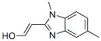 (E)-2-(1,5-dimethyl-1h-benzimidazol-2-yl)ethenol Structure,53454-65-2Structure