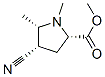 Methyl (4r,5r)-4-cyano-1,5-dimethyl-d-prolinate Structure,53502-81-1Structure