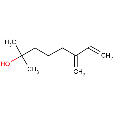 7-Octen-2-ol, 2-methyl-6-methylene- Structure,543-39-5Structure