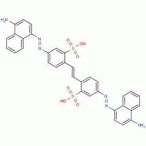 4,4-Bis(4-amino-1-naphthylazo)-2,2-stilbenesulfonic acid Structure,5463-64-9Structure