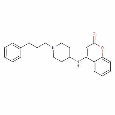 4-[[1-(3-Phenylpropyl)-4-piperidyl]amino]-2-benzopyrone Structure,54729-42-9Structure