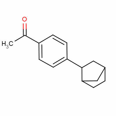 Endo-1-(4-bicyclo[2.2.1]hept-2-ylphenyl)ethan-1-one Structure,54762-86-6Structure