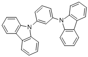 1,3-Bis(carbazol-9-yl)benzene； mcp Structure,550378-78-4Structure