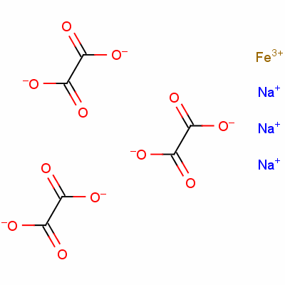 Trisodium trioxalatoferrate Structure,555-34-0Structure