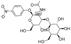 4-Nitrophenyl 2-acetamido-2-deoxy-3-o-(-β-d-galactopyranosyl)-β-d-glucopyranoside Structure,57467-13-7Structure