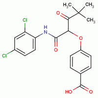 2-(4-Carboxyphenoxy)-2-pivaloyl-2,4-dichloroacetanilide Structure,58161-93-6Structure