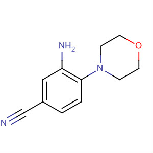 3-Amino-4-morpholinobenzonitrile Structure,59504-49-3Structure