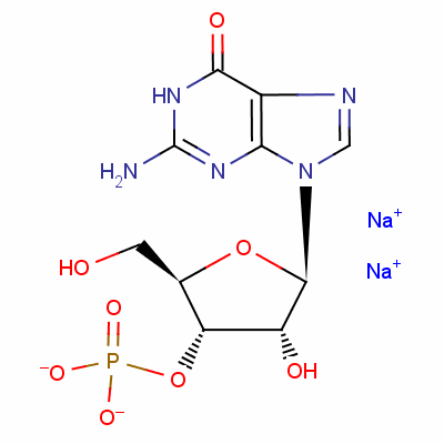 3-Gmp disodium salt Structure,6027-83-4Structure