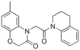 (9CI)-1-[(2,3-二氫-6-甲基-3-氧代-4H-1,4-苯并噁嗪-4-基)乙?；鵠-1,2,3,4-四氫-喹啉結(jié)構(gòu)式_606119-49-7結(jié)構(gòu)式