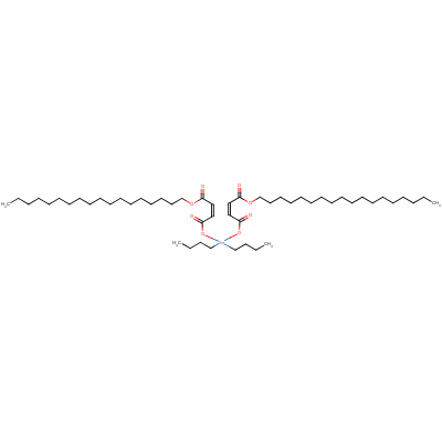 (Z,Z)-6,6-二丁基-4,8,11-三氧代-5,7,12-三氧雜-6-錫雜三十碳-2,9-二烯酸十八烷基酯結(jié)構(gòu)式_61813-52-3結(jié)構(gòu)式