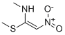 N-Methyl-1-(methylthio)-2-nitroethylen-1-amine Structure,61832-41-5Structure