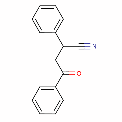 3-Benzoyl-2-phenylpropionitrile Structure,6268-00-4Structure