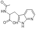 2-Acetyl-3-(1h-pyrrolo[2,3-b]pyridin-3-yl)-dl-alanine Structure,63024-18-0Structure