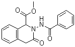 Methyl 2-benzamido-3-oxo-1,4-dihydroisoquinoline-1-carboxylate Structure,63500-02-7Structure