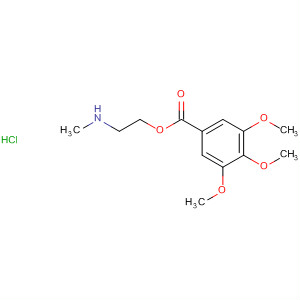 2-(Methylamino)ethyl 3,4,5-trimethoxybenzoate hydrochloride Structure,635750-83-3Structure