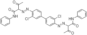 Pigment yellow 12 Structure,6358-85-6Structure