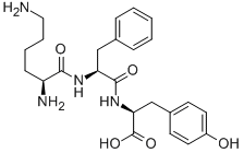 H-lys-phe-tyr-oh Structure,63958-93-0Structure