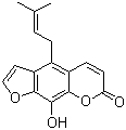 Alloimperatorin Structure,642-05-7Structure