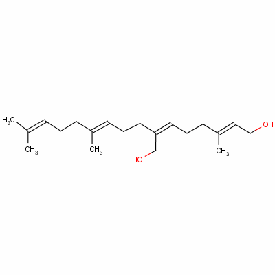 2,6-Octadiene-1,8-diol ,2-[(3e)-4,8-dimethyl-3,7-nonadienyl ]-6-methyl-,(2z,6e)- Structure,64218-02-6Structure