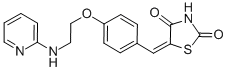 5-[4-[N-(2-pyridylamino)ethoxy]benzylidene]thiazolidine-2,4-dione Structure,643764-88-9Structure