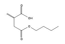 Monobutyl itaconate Structure,6439-57-2Structure