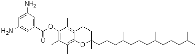 3,5-Diaminobenzoicacid3,4-dihydro-2,5,7,8-tetramethyl-2-(4,8,12-trimethyltridecyl)-2h-1-benzopyran-6-ylester Structure,652140-14-2Structure