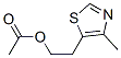 4-Methyl-5-thiazolylethyl acetate Structure,656-53-1Structure