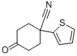 4-Cyano-4-(thien-2-yl)cyclohexanone Structure,65619-58-1Structure