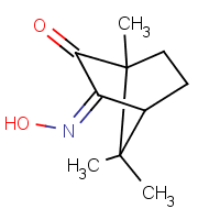 Bicyclo[2.2.1]heptane-2,3-dione, 1,7,7-trimethyl-, 3-oxime Structure,663-17-2Structure