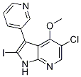 1H-pyrrolo[2,3-b]pyridine, 5-chloro-2-iodo-4-methoxy-3-(3-pyridinyl)- Structure,664991-81-5Structure