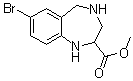 7-Bromo-2,3,4,5-tetrahydro-1h-benzo[e][1,4]diazepine-2-carboxylic acid methyl ester Structure,672309-91-0Structure