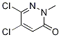 5,6-Dichloro-2-methylpyridazin-3(2h)-one Structure,6794-35-0Structure