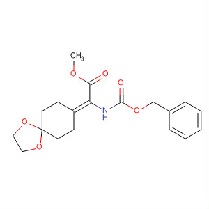 Methyl 2-(benzyloxycarbonylamino)-2-(1,4-dioxaspiro[4.5]decan-8-ylidene)acetate Structure,684283-02-1Structure