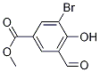 Methyl 3-bromo-5-formyl-4-hydroxybenzoate Structure,706820-79-3Structure