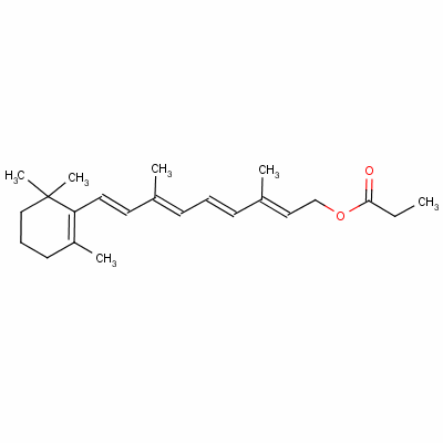 Retinyl propionate Structure,7069-42-3Structure